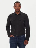 Koszule męskie - G-Star Raw Koszula Marine D24963-D454 Czarny Slim Fit - miniaturka - grafika 1