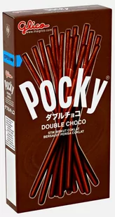 Glico Słodkie Paluszki Pocky Double chocolate 39g - Paluszki - miniaturka - grafika 1