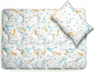 Kołdra 140x200 i Poduszka 40x60 dla Dziecka Dwa w Jednym Samoloty - Kołdry i poduszki dla dzieci Kołdra 140x200 i Poduszka 40x60 dla Dziecka Dwa w Jednym Samoloty - Kołdry i poduszki dla dzieci - miniaturka - grafika 1