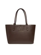 Torebki damskie - Gino Rossi Torebka CEO-EDELWEIS Brązowy - miniaturka - grafika 1