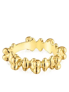 TOUS Pierścionek Bold Bear 1004342512 Złoty - Pierścionki - miniaturka - grafika 1