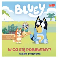 Komiksy dla dzieci - HarperKids Bluey W Co Się Pobawimy? Książka Z Okienkami Książeczka Dla Dzieci - miniaturka - grafika 1
