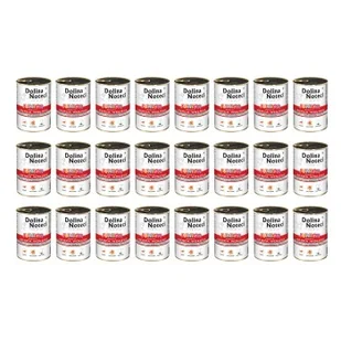 Dolina Noteci Premium Junior bogata w serca wołowe puszka 24x400 g - Mokra karma dla psów - miniaturka - grafika 1