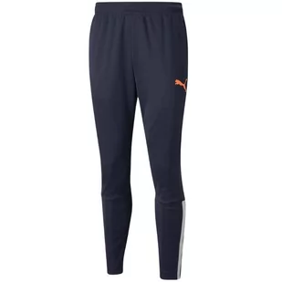 Spodnie Męskie Puma Teamliga Training Pants Granatowe 657242 47-M - Spodnie męskie - miniaturka - grafika 1