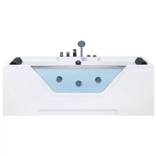 Beliani Wanna z hydromasażem GRENADA - Wanny - miniaturka - grafika 2