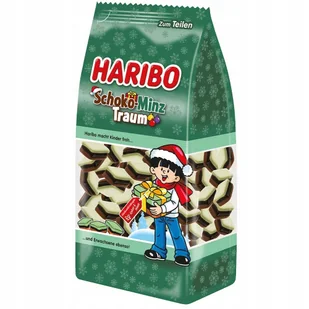 Żelki Haribo Schoko Minz Czekoladowo Miętowe z Niemiec - Żelki - miniaturka - grafika 1