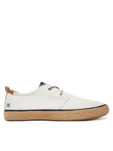 Pepe Jeans Espadryle PMS10332 Écru - Espadryle męskie - miniaturka - grafika 1