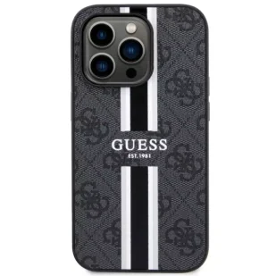 Etui Guess GUHMP14LP4RPSK do iPhone 14 Pro 6.1" hardcase 4G Printed Stripes MagSafe - Etui i futerały do telefonów - miniaturka - grafika 6