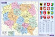 Przybory szkolne - Demart PAP, Podkładka na biurko Polska podział administracyjny - miniaturka - grafika 1