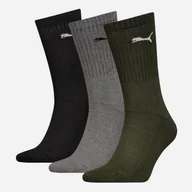 Skarpetki damskie - Skarpety unisex Puma SPORT CREW 3-PACK wielokolorowe 88035528 - miniaturka - grafika 1