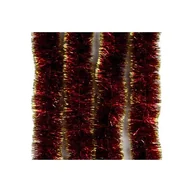 Ozdoby bożonarodzeniowe - Girlanda czerwono - złota Ø7 cm, 2 m - miniaturka - grafika 1