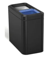 Kosze na śmieci - Simplehuman Kosze - Otwarty kosz na odpady sortowane 20 l, czarny mat CW2105 - miniaturka - grafika 1