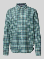 Koszule męskie - Koszula casualowa o kroju regular fit z mieszanki bawełny i streczu z kołnierzykiem typu button down - miniaturka - grafika 1