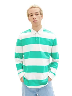 Tom Tailor Denim Polo 1035281 Zielony - Koszulki męskie - miniaturka - grafika 1