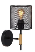 Lampy ścienne - Lucide BASKETT Czarny E27 Kinkiet ścienny 45259/01/30 45259/01/30 - miniaturka - grafika 1