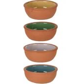 Brytfanny - Kokilki Do Zapiekania, Terakota, Kolorowe, 150 Ml, 4 Sztuki - miniaturka - grafika 1