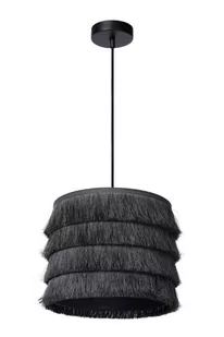 Lucide Togo 10407/25/36 lampa wisząca zwis 1x60W E27 czarna - Lampy sufitowe - miniaturka - grafika 1