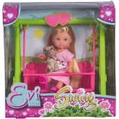 Lalki dla dziewczynek - Simba Toys Evi. Lalka na huśtawce - miniaturka - grafika 1