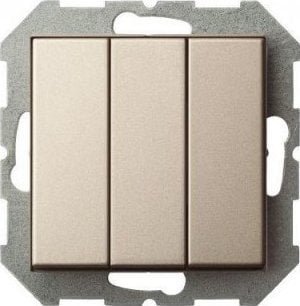 Switch Liregus SWITCH LIREGUS EPSILON 1+1+1 WO/F CHAMP. IJ3-16-001-01E/C