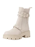 Botki damskie - Tamaris Damskie sztyblety 1-25446-29, czarne, 39 EU - miniaturka - grafika 1