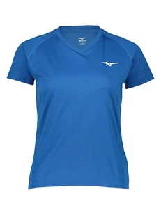 Mizuno Koszulka funkcyjna "Drylite" w kolorze niebieskim - Koszulki sportowe damskie - miniaturka - grafika 1
