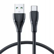 Kable USB - JOYROOM KABEL USB - USB C 3A SURPASS SERIES DO SZYBKIEGO ŁADOWANIA I TRANSF - miniaturka - grafika 1