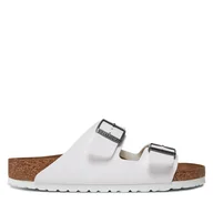 Klapki i japonki męskie - Klapki Birkenstock Arizona Birko-Flor 552681 Biały - miniaturka - grafika 1
