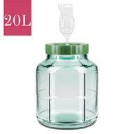 Domowy wyrób alkoholu - ZIELONY SŁÓJ WIELOFUNKCYJNY 20L + RURKA FERMENTACYJNA - miniaturka - grafika 1