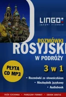 Książki do nauki języka rosyjskiego - Rosyjski w podróży Rozmówki 3 w 1 + CD - Mirosław Zybert - miniaturka - grafika 1