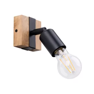 Kinkiet ZUCA czarny SOLLUX LIGHTING - Lampy sufitowe - miniaturka - grafika 1