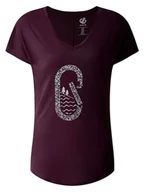 Koszulki sportowe damskie - Dare 2b Koszulka sportowa "Serene Tee" w kolorze fioletowym - miniaturka - grafika 1