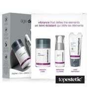 Zestawy kosmetyków damskich - Dermalogica Age Defense ZESTAW Ochronny krem regenerujący z filtrem 12 ml + Rozjaśniające serum z witaminą C, 10 ml + Wysoce aktywny puder złuszczający 13 g - miniaturka - grafika 1