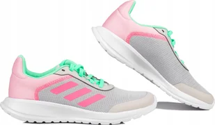 Buty Dziecięce Adidas Tensaur Run 2.0 K Beżowo-różowo-zielo r 38 - Buty sportowe damskie - miniaturka - grafika 1