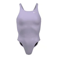 Stroje kąpielowe - Strój pływacki jednoczęściowy damski Nike Hydrastrong Solid Fastback - miniaturka - grafika 1