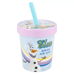 Frozen Frozen - Kubek do lodów ze słomką 560 ml - Kubki dla dzieci - miniaturka - grafika 1