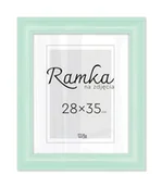 Ramki na zdjęcia - Miętowa ramka na zdjęcia 28x35 cm - miniaturka - grafika 1