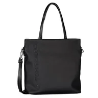 Torebki damskie - TOM TAILOR Różowa damska torba na ramię na ramię z zamkiem błyskawicznym, średnia, czarna, czarny, casual - miniaturka - grafika 1