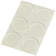 Zawiasy, okucia i inne akcesoria - Odbojnik meblowy silikonowy 21 x 3 mm 6 sztuk STAHL - miniaturka - grafika 1