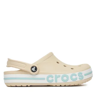 Klapki Crocs BAYABAND CLOG 205089-1LI Beżowy - Klapki i japonki damskie - miniaturka - grafika 1