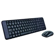 Zestawy myszka + klawiatura - Logitech Wireless Combo MK220 klawiatura Dołączona myszka USB Hiszpański Czarny - miniaturka - grafika 1
