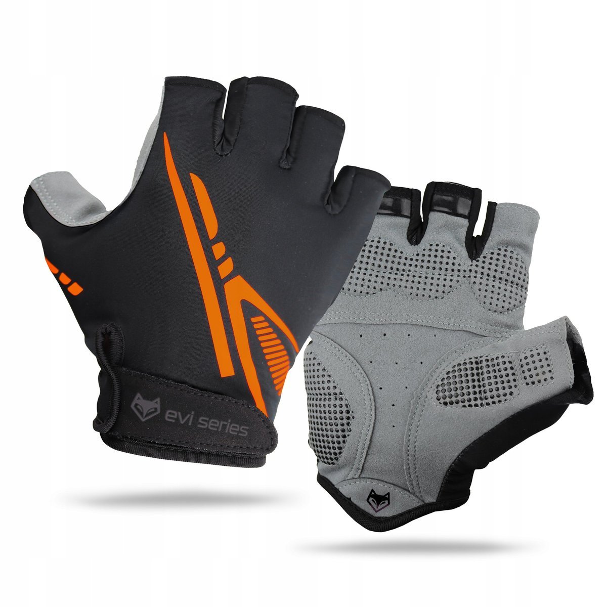 RĘKAWICZKI ROWEROWE damskie ŻELOWE bez palców sportowe bieganie krótkie S/M