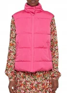 Bluzki damskie - Y A S Różowa Pikowana Kamizelka Z Zapięciem Na Zamek Xl K2A - miniaturka - grafika 1