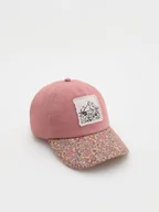 Czapki dla dzieci - Reserved - Czapka z daszkiem - różowy - miniaturka - grafika 1