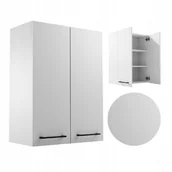 Szafki łazienkowe - Szafka Łazienkowa Wisząca Pionowa 80cm Biała - miniaturka - grafika 1