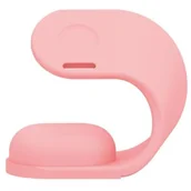 Akcesoria do smartwatchy - Podstawka ładująca STELIO Junior ST-CHS01-PK Różowy - miniaturka - grafika 1