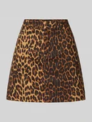 Spódnice - Spódnica mini z bocznymi, wpuszczanymi kieszeniami model ‘ANNEKE’ - miniaturka - grafika 1