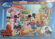 Puzzle - Liscianigiochi Maxi Puzzle dwustronne 37582-c - Myszka Miki, 60el - miniaturka - grafika 1