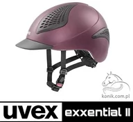 Kaski do jazdy konnej - Uvex Kask EXXENTIAL II - ruby red - miniaturka - grafika 1