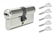 Zamki i wkładki - Wkładka antywłamaniowa ABUS X12 50/50 nikiel, 5 kluczy nawiercanych, klasa 6.D - miniaturka - grafika 1