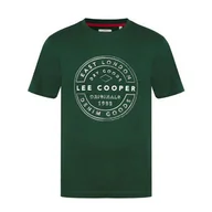 Koszulki męskie - Lee Cooper koszulka męska zielona C Logo, Rozmiar XXL - miniaturka - grafika 1
